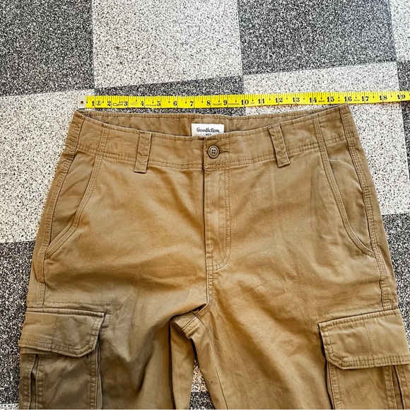 NWOT Goodfellow & Co Men's Khaki Cargo Pants - Picture 6 of 9